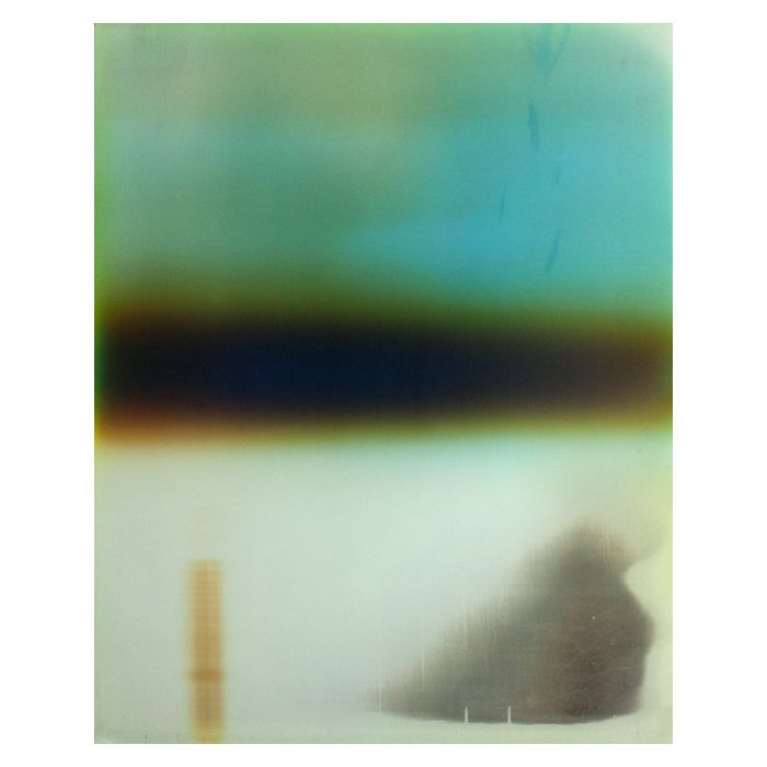 Tirage chromogène unique de Laure Tiberghien : nappes de couleur et de lumière obtenues sans appareil photo.