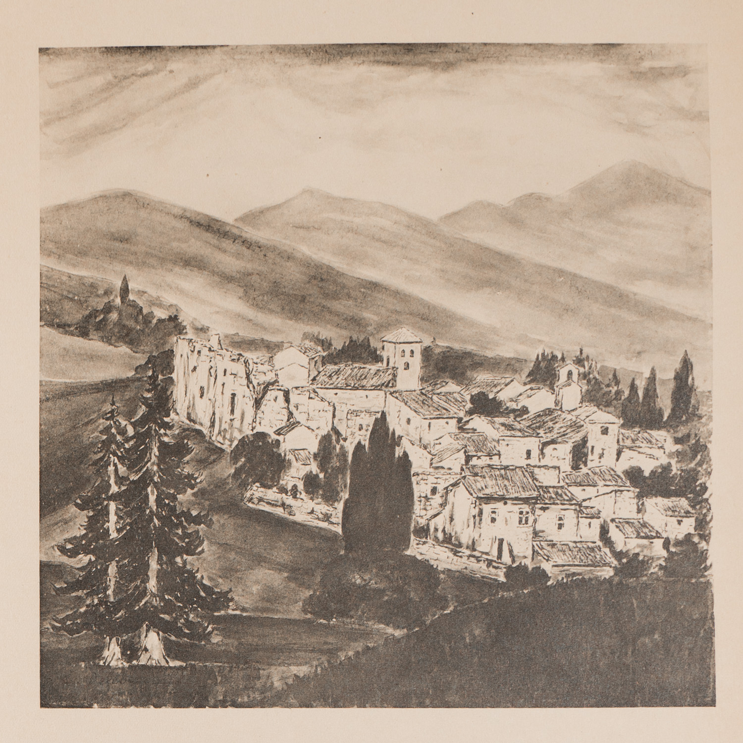 edmee pauline delebecque, les alentours de Dieulefit