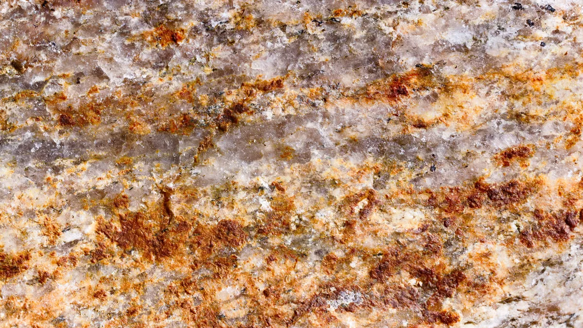 macro-photographie-dart-mineral-ocre-quartz